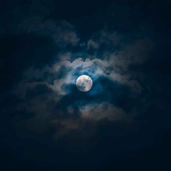 Aesthetic Moon Clouds WhatsApp DP