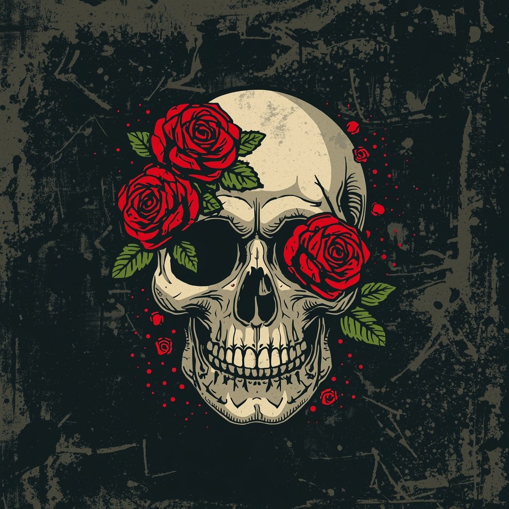 Grunge Aesthetic Skull Instagram DP