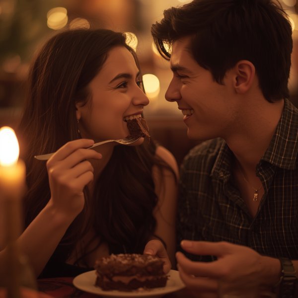 Couple Feeding Each Other DP