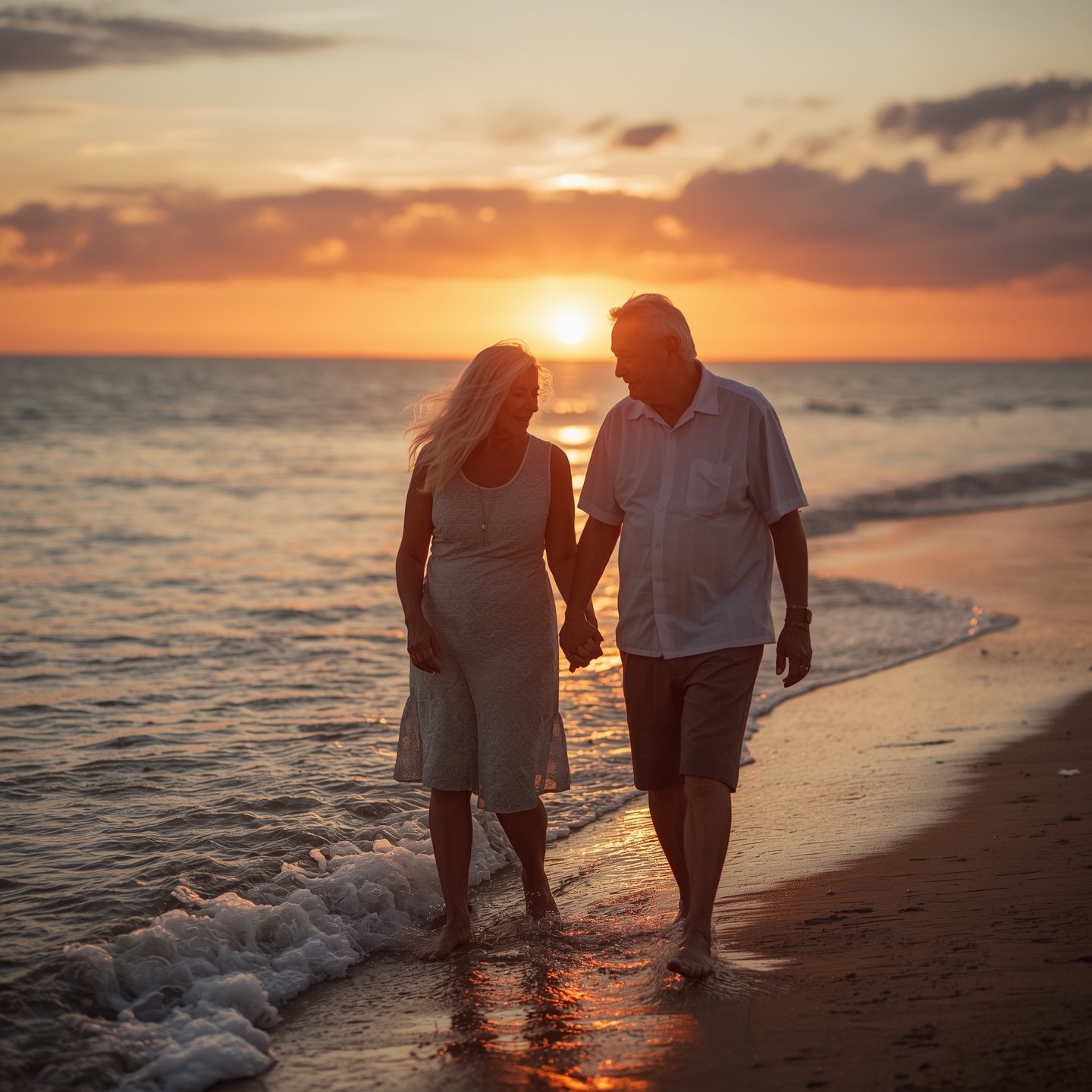 Elderly Couple Holding Hands DP