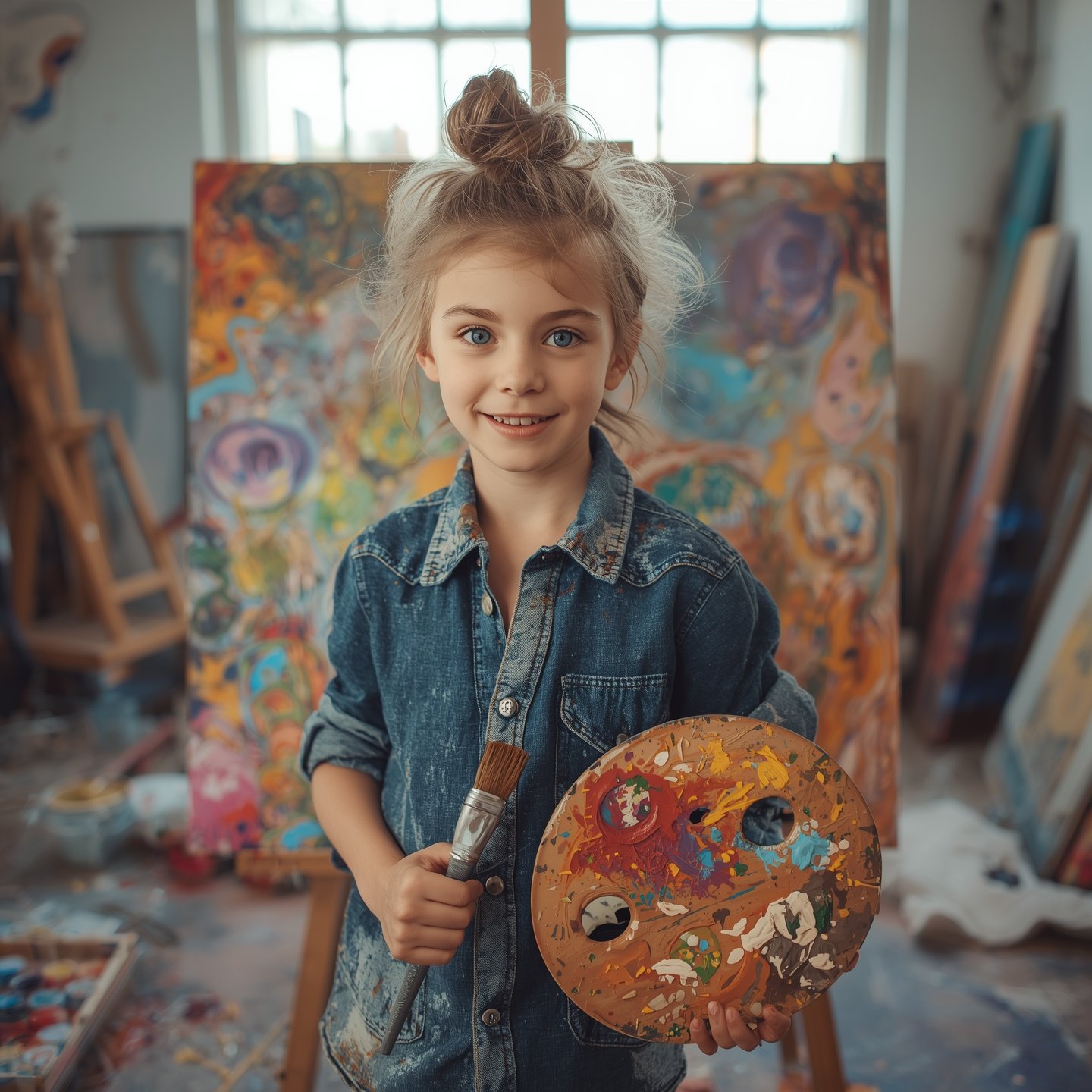 Artistic Boy Painting WhatsApp DP